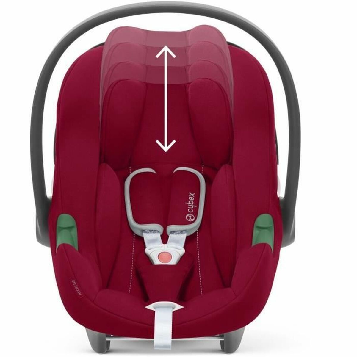Auto Sjedalo Cybex Aton B2 i-Size Crvena ECE R129/04 ISOFIX